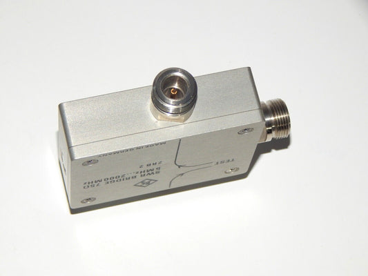 Rohde & Schwarz ZRB 2 SWR BRIDGE measuring bridge 75 Ohm 5 MHz ... 2000 MHz - ROHDE & SCHWARZ