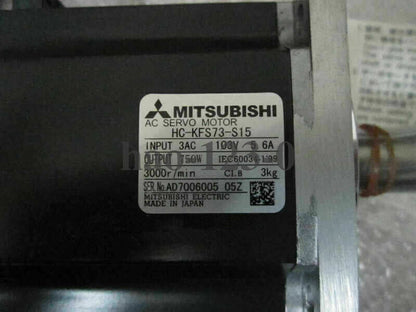 new MITSUBISHI AC SERVO MOTOR HC-KFS73-S15 PING - MITSUBISHI