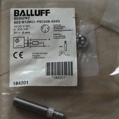 1PC BALLUFF Proximity Switch M12MG1-PSC60B-S04G Fast Ship - BALLUFF