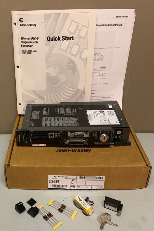 Allen Bradley 1785-L80E EtherNet Controller 100K Word J - ALLEN BRADLEY