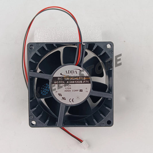 1PCS ADDA AD0812UB-F71 8038 12V 0.52A cooling fan