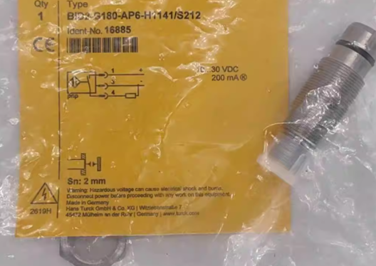 TURCK Proximity Switch Sensor BID2-G180-AP6-H1141 S212 - TURCK