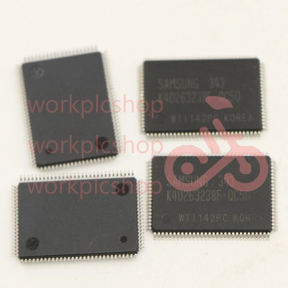 4PCS K4D263238F-QC50 OG XBOX 128MB RAM Upgrade Kit Chips Motherboard Memory