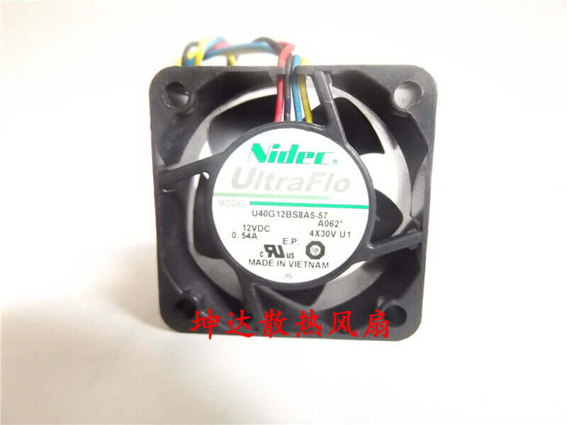 1pcs NIDEC U40G12BS8A5-57 4020 4CM 12V 0.54A 4-wire dual ball fan