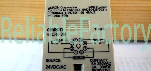 H3CR-F8N H3CR F8N 100-240VAC Omron Timer Relay free shipping