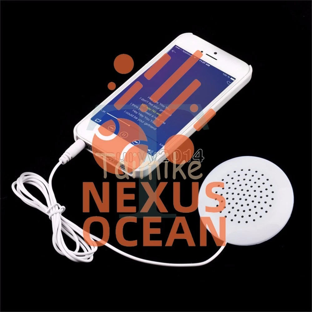 Portable 3.5mm Pillow Speaker For MP3 MP4 CD Player iPod Phone White