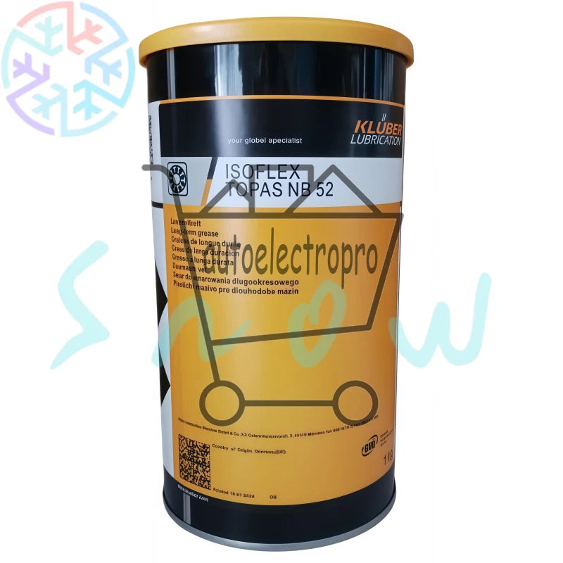 KLUBER Lubrication ISOFLEX TOPAS NB 52 Grease 1KG ( 35.3 OZ) NB52 HIGH QUALITY
