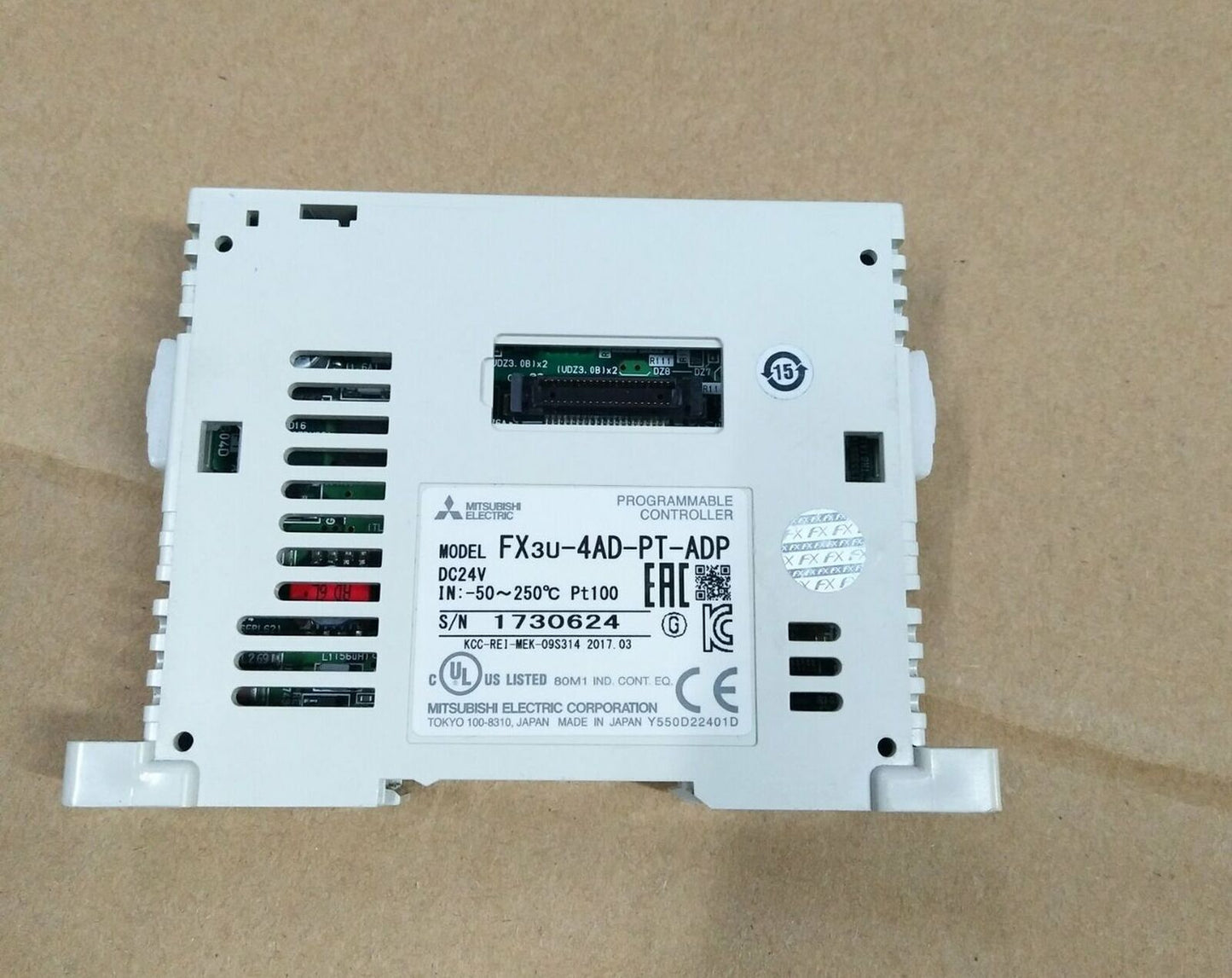 Mitsubishi FX3U-4AD-PT-ADP Module Used – Tested Good Condition - MITSUBISHI