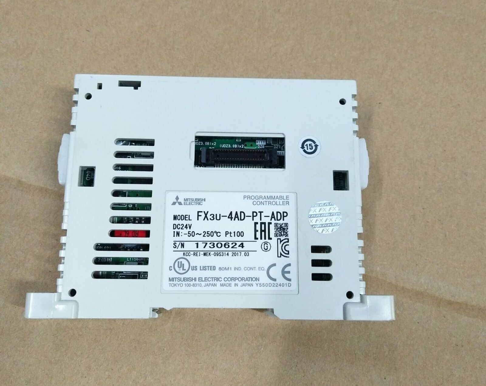 Mitsubishi FX3U-4AD-PT-ADP Module Used – Tested Good Condition - MITSUBISHI