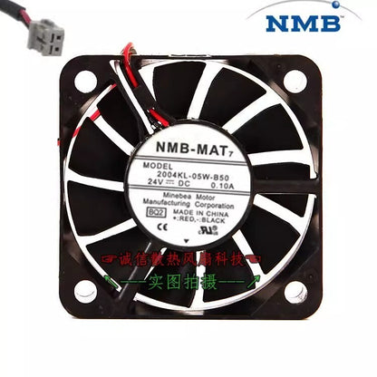 NMB 2004KL-05W-B50 24V 0.10A 50*50*10MM 3-Wire Inverter Cooling Fan