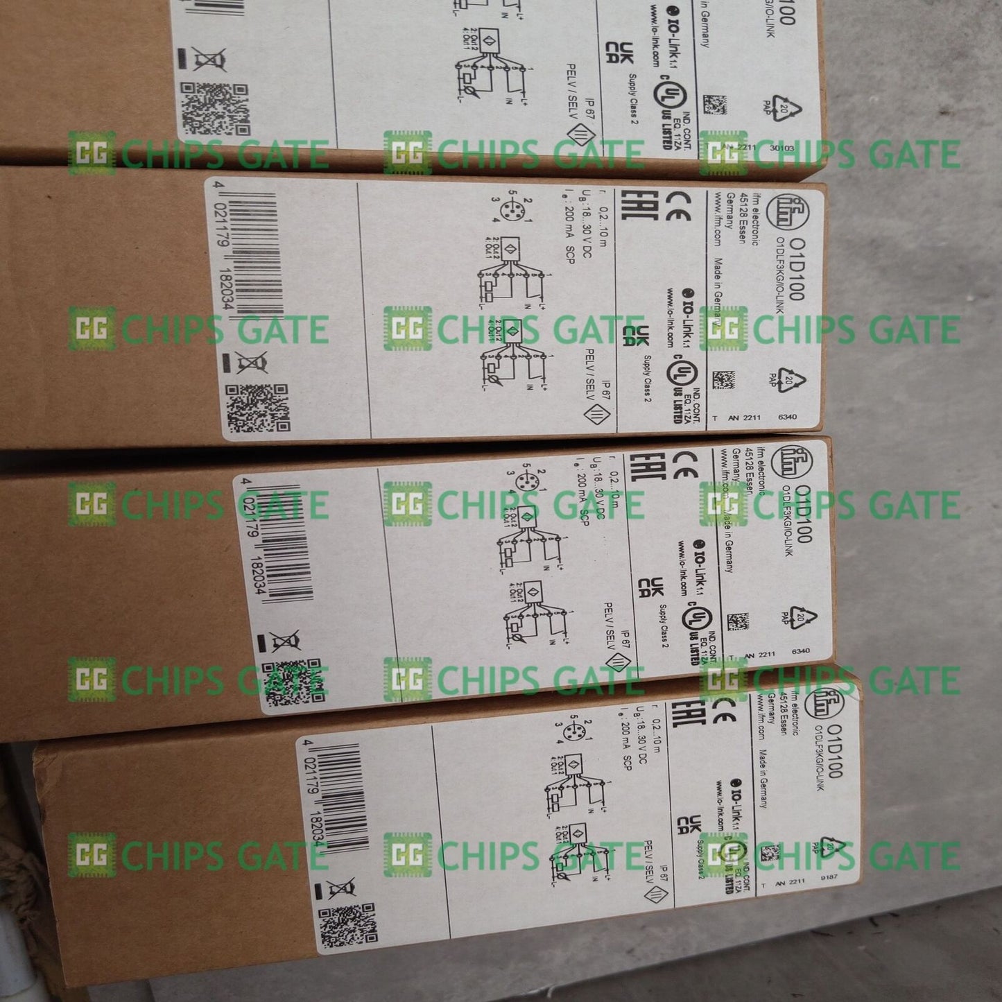 New 1PC IFM O1D100 Sensor, 1-Year Warranty - IFM