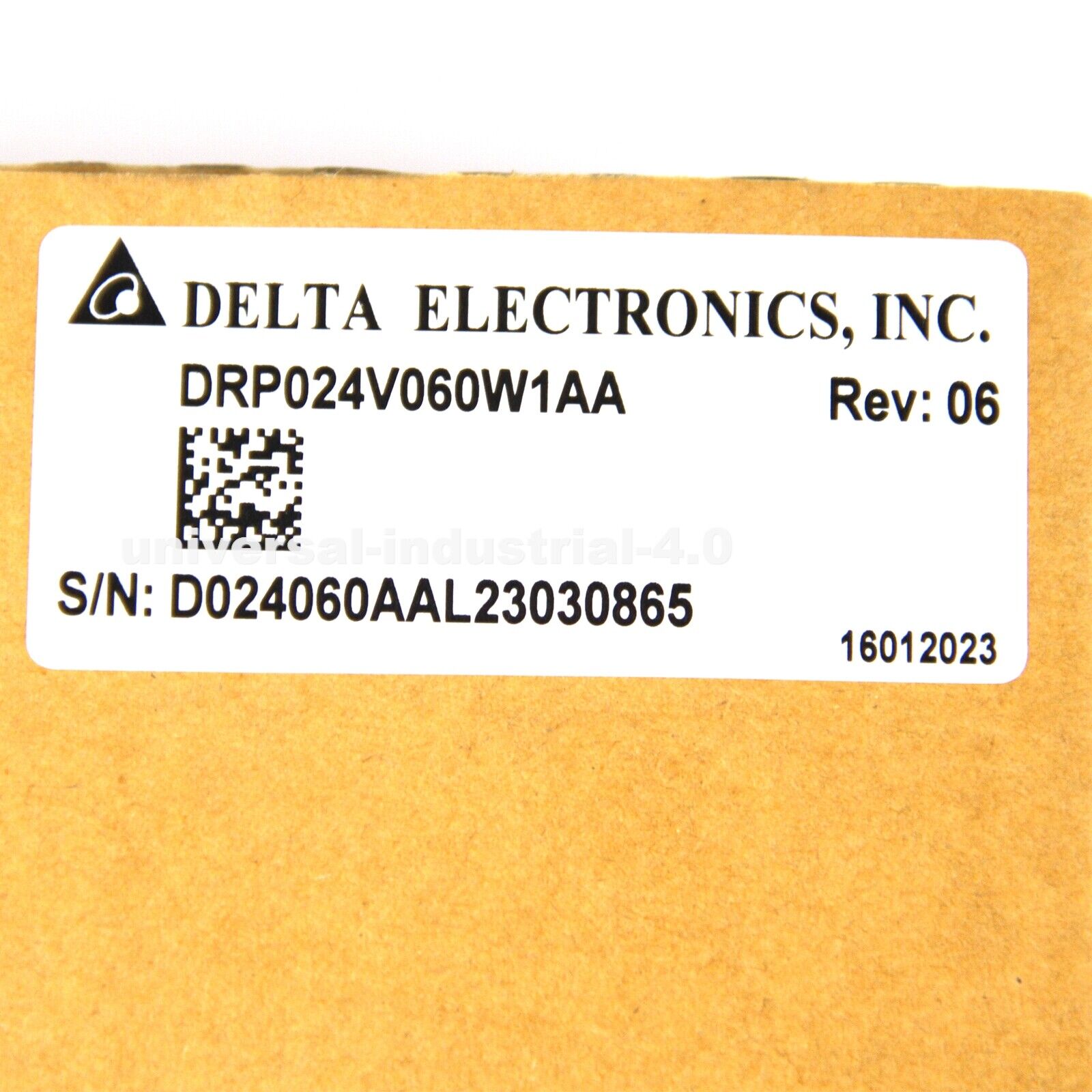 DELTA DRP024V060W1AA Switching Power Supply 24V DC rail DELTA