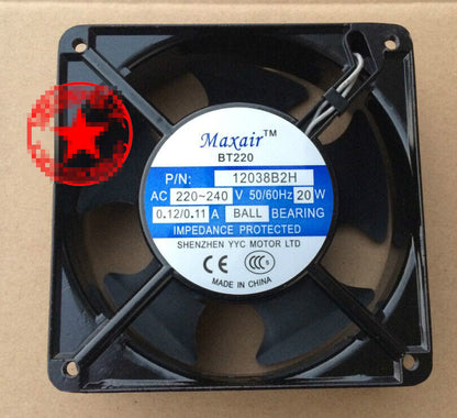 1pcs  maxair BT220 BT12038B2H 220-240V axial flow fan cooling fan
