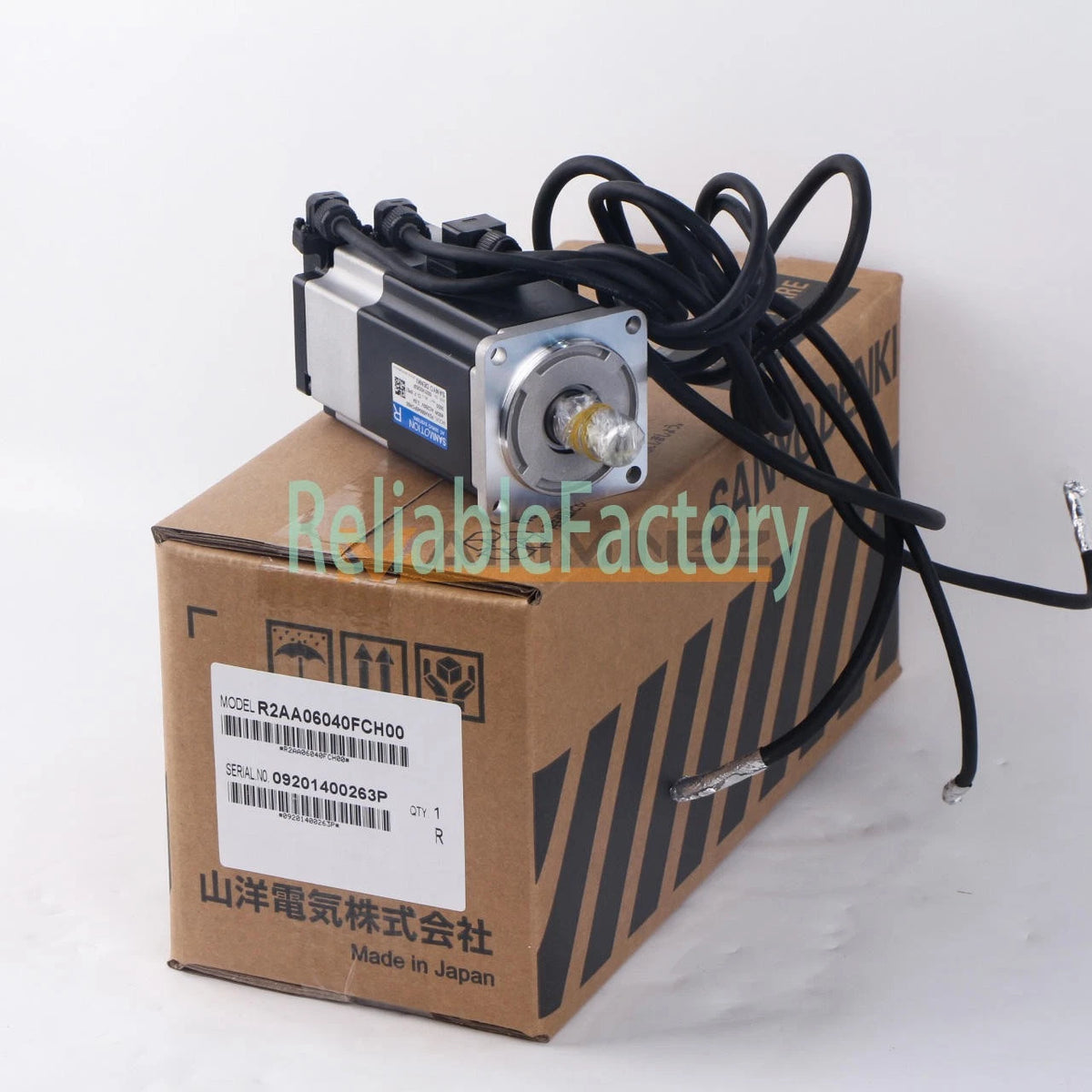 1PCS SANYO DENKI SERVO MOTOR R2AA06040FCH00
