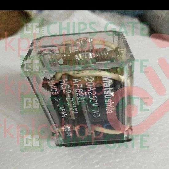 1PCS HG2-DC12V DIP HG Series 20A DPDT 12 VDC Plug-In General Purpose Cube Powe