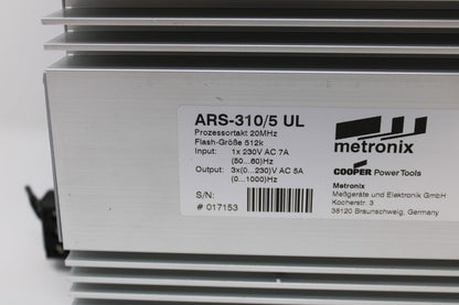 used Metronix ARS-310/5 UL Servo Drive - METRONIX