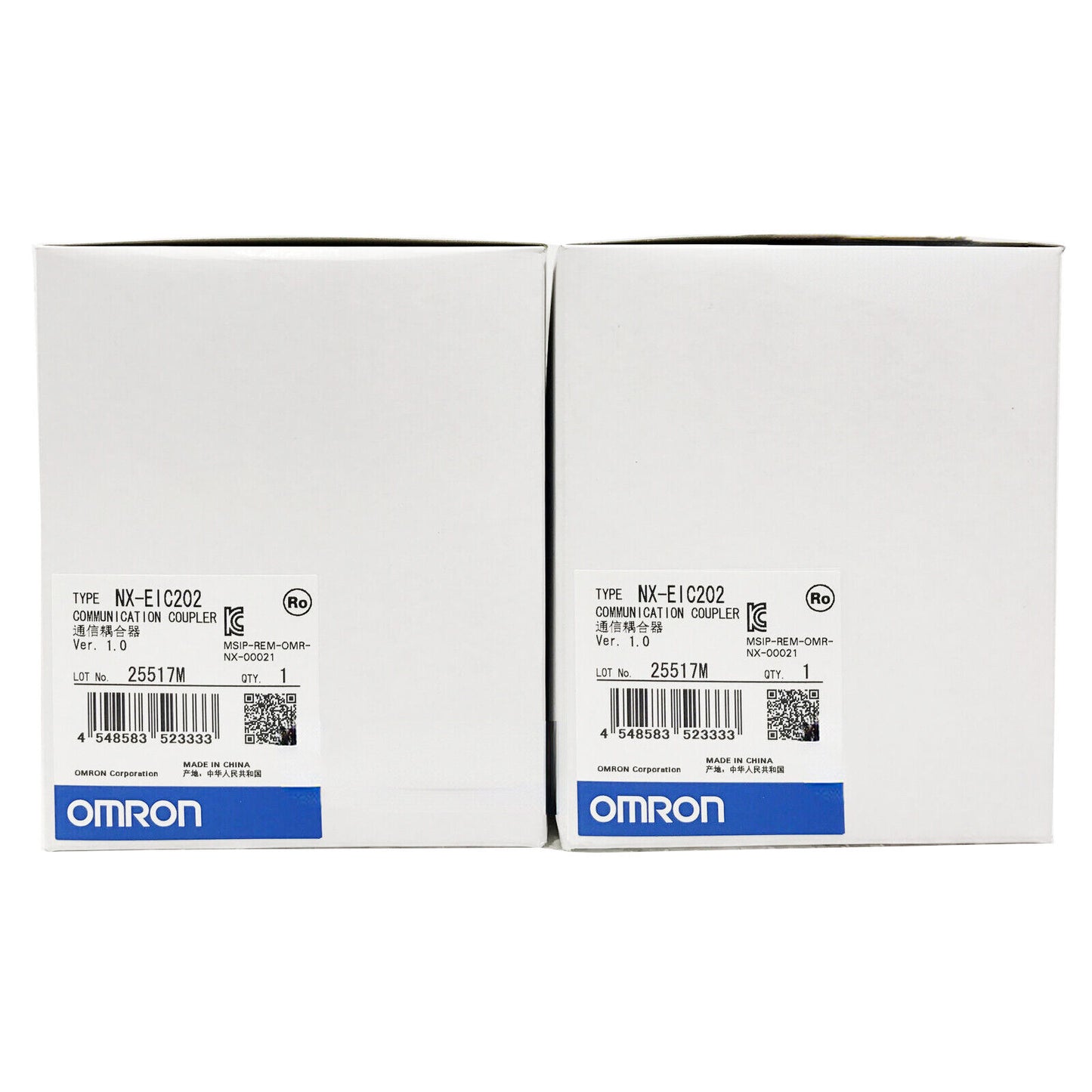 OMRON NX-EIC202 Coupler Module New In Box - OMRON