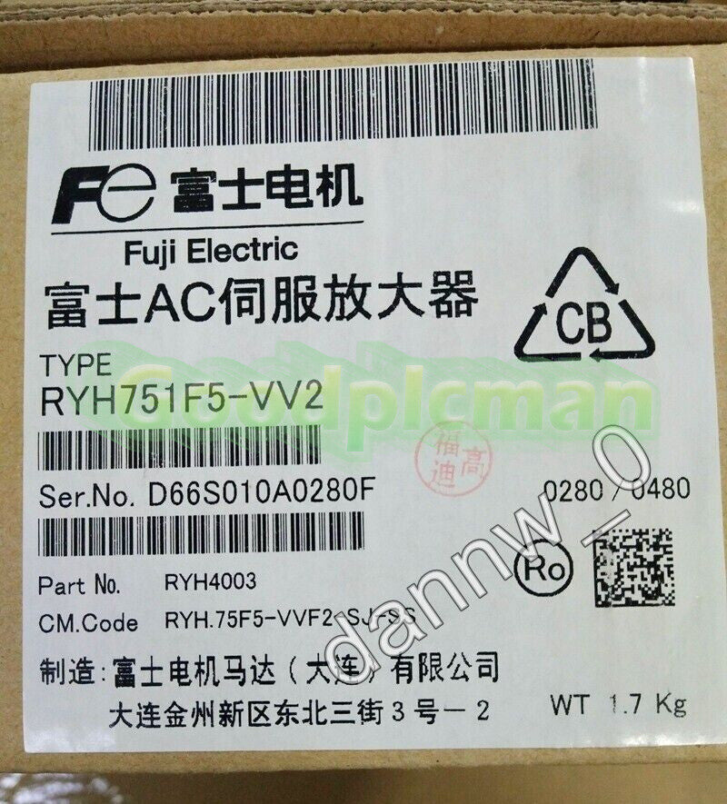 Fuji RYH751F5-VV2 AC Servo Drive Free fast shipping
