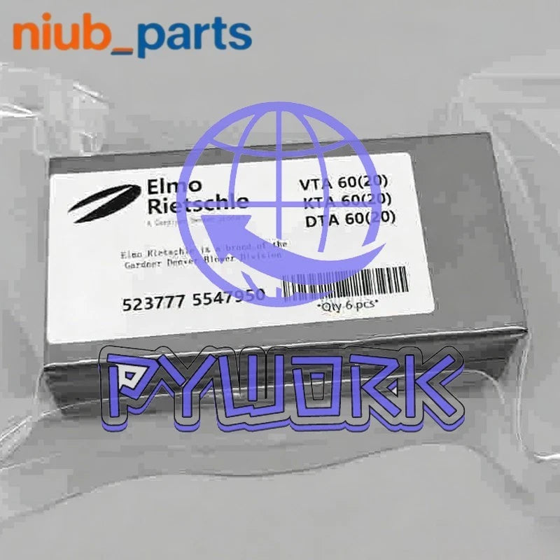 523777 5547950 6PCS/BAG Carbon Vanes Rietschle Vacuum Pump VTA/DTA60 KTA60