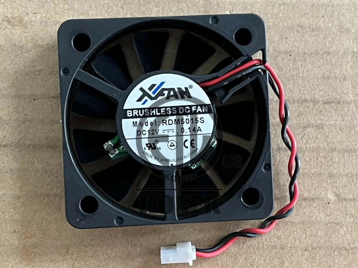 For XFAN RDM5015S 12V 0.14A 50*50*15MM 5CM Samsung DVD player cooling fan