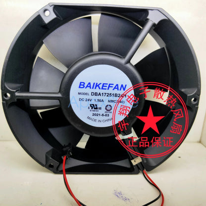 BAIKE DBA17,251B24H DC24V 1.5A 17,251 Aluminum Frame High Volume Cooling Fan