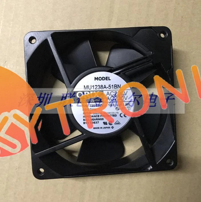 1 PCS ORIX Fan MU1238A-51BN AC 220V 230V 120*120*38MM cooling fan