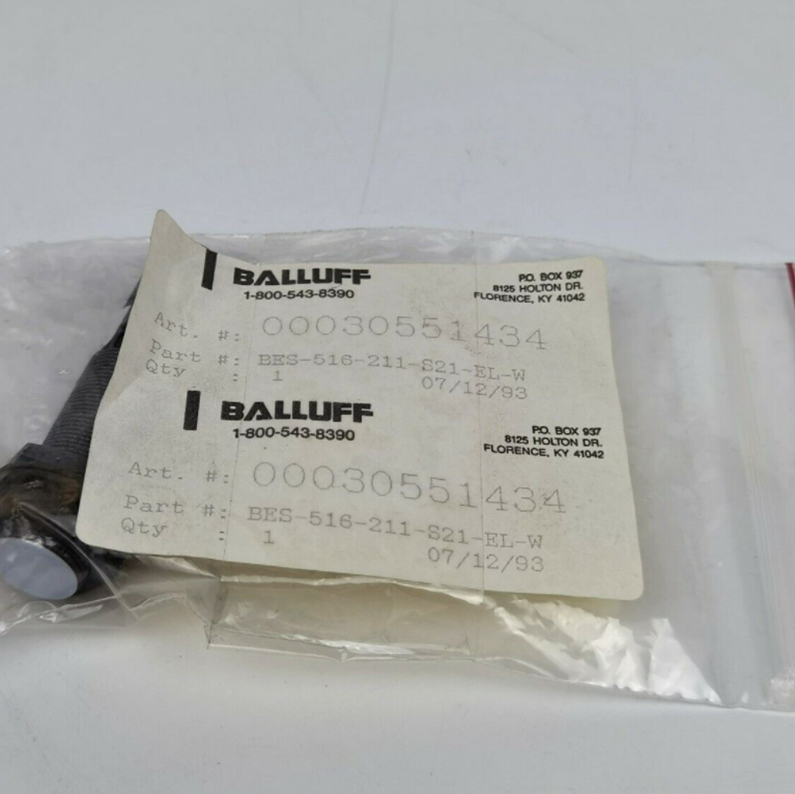 Balluff BES516-211-S21-EL-W Inductive Proximity Sensor