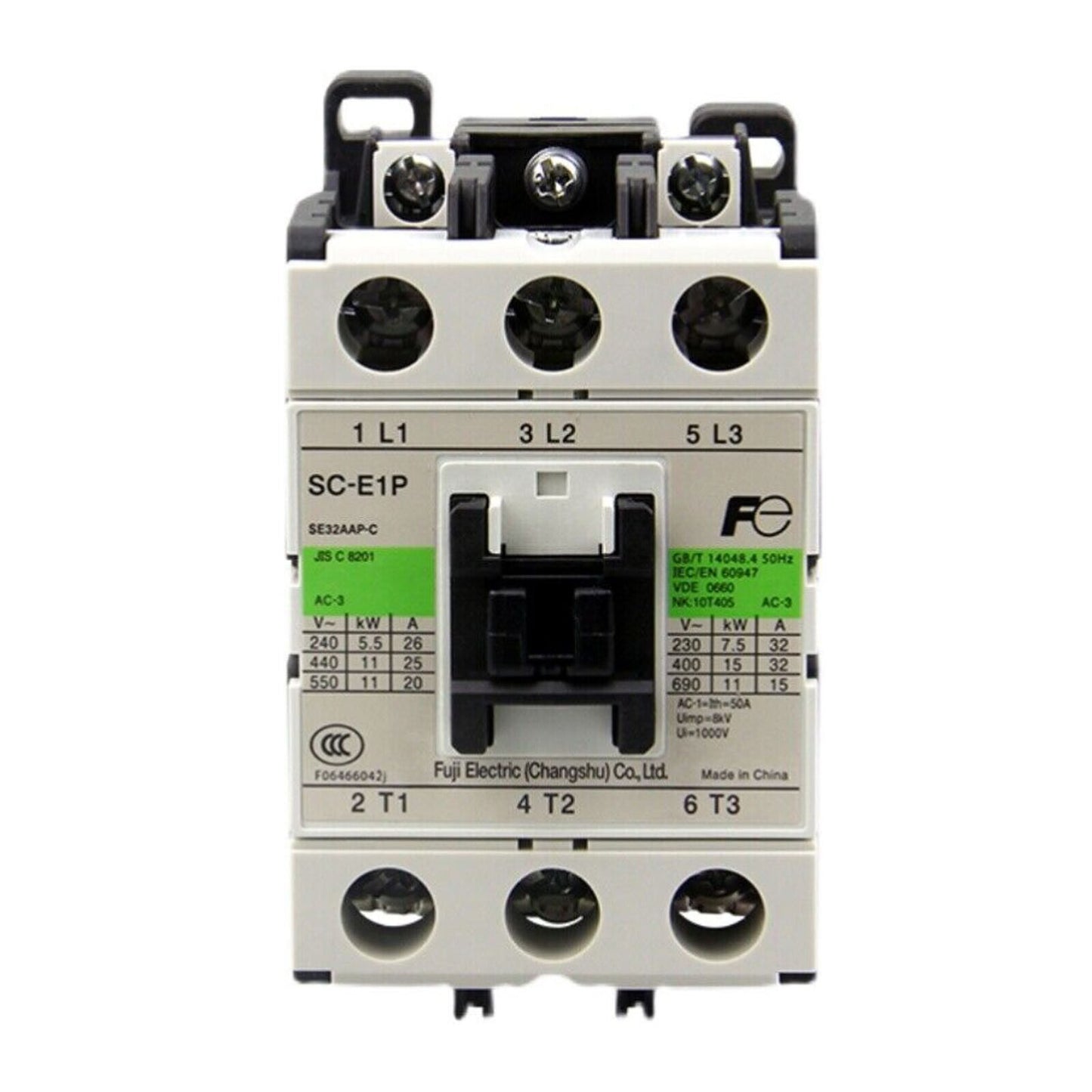 FUJI ELECTRIC SC-E1P 220V Magnetic Contactor - FUJI ELECTRIC