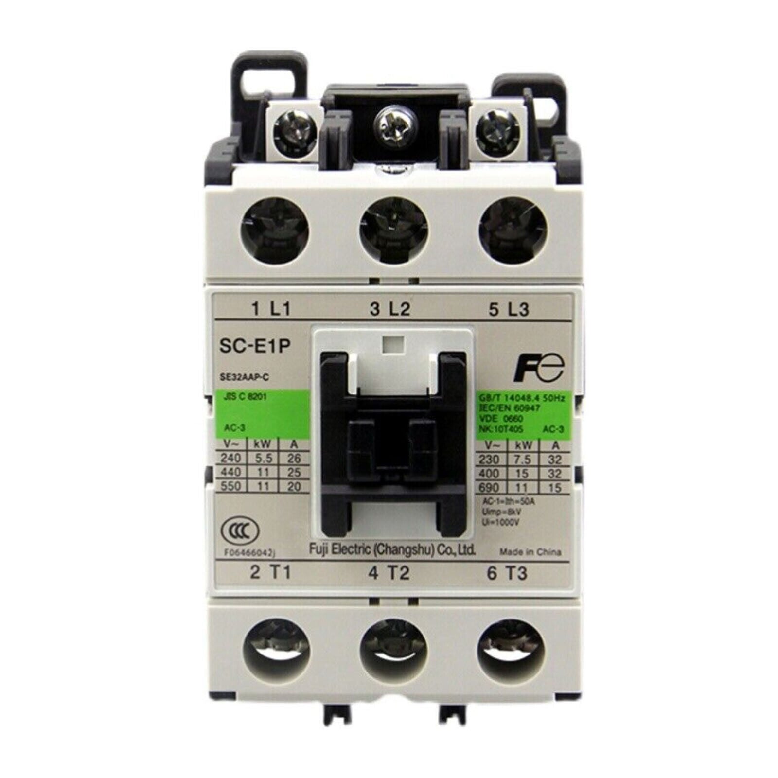 FUJI ELECTRIC SC-E1P 220V Magnetic Contactor - FUJI ELECTRIC