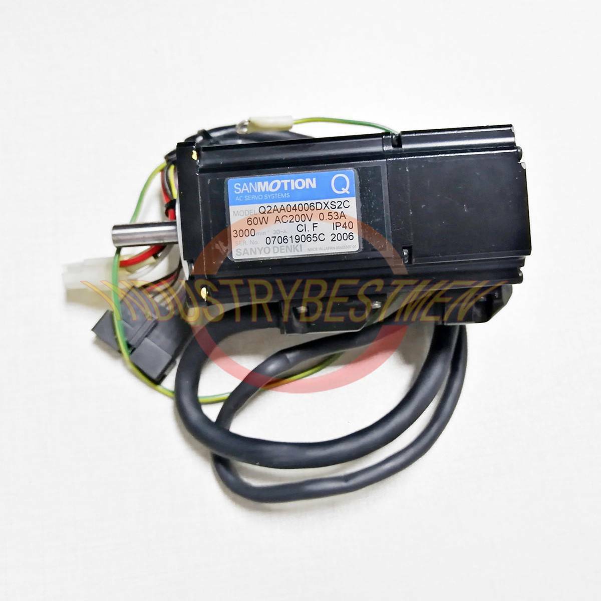 used ONE  Sanyo Q2AA04006DXS2C 60W Servo Motor