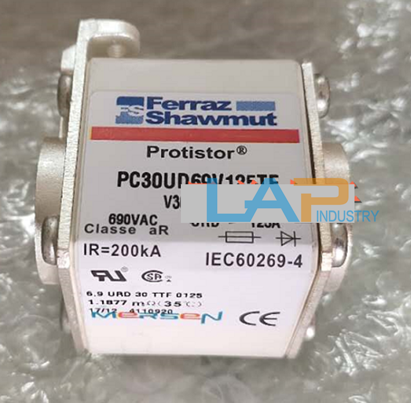 Ferraz PC30UD69V125TF 125A 690V Fuse - 1PCS - FERRAZ