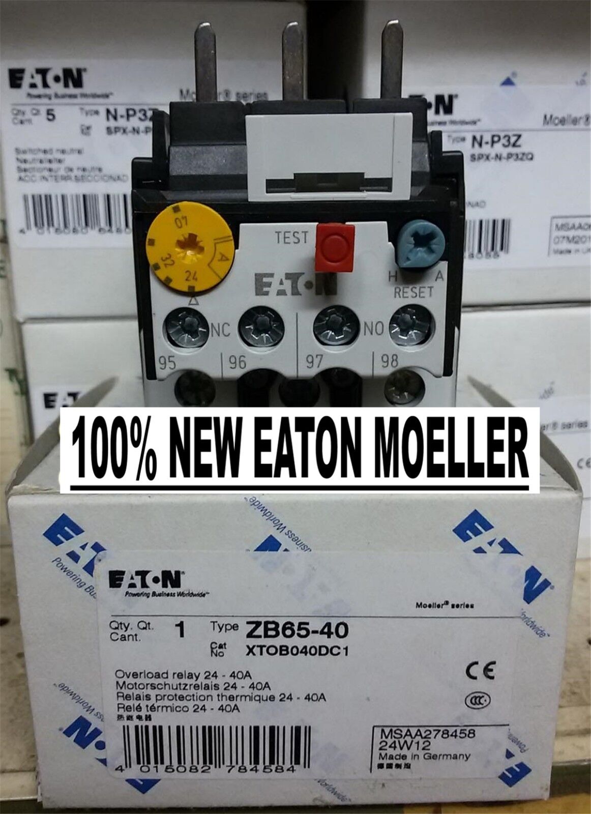 MOELLER EATON ZB65-40 in BOX – New Product - MOELLER EATON