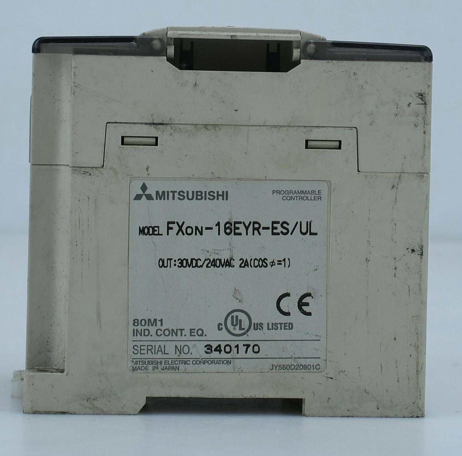 Mitsubishi ONE Modules FX0N-16EYR-ES: UL Tested, Good Condition - MITSUBISHI