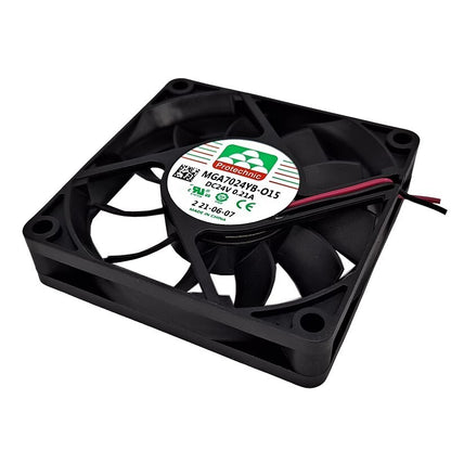 Protechnic MGA7024YB-O15 7015 24V 0.21A 2-Wire Axial Cooling Fan