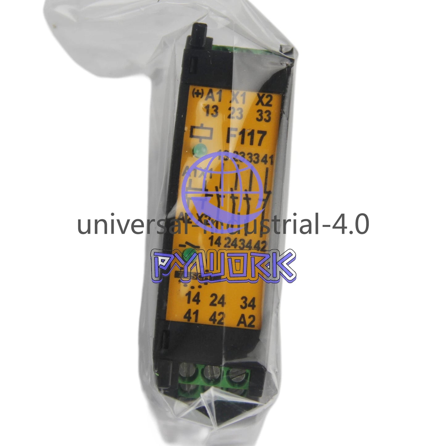 1PC TESCH Type F117X01 24VAC NO.07400015 Safety Relay 50/60Hz