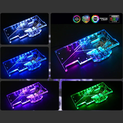 For EVGA 3090 3080 FTW3 DIY Water Block Full Coverage Graphics Card Water Block
