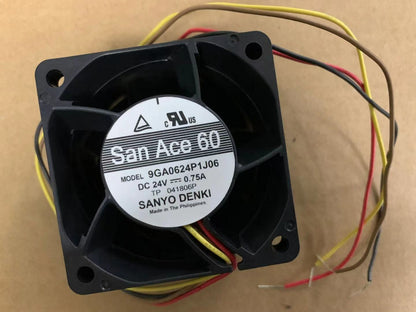 1 pcs Sanyo 60*60*38MM 9GA0624P1J06 24V 0.75A 4-wire cooling fan