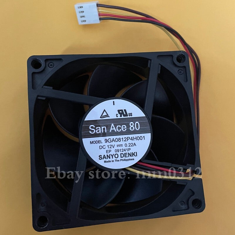 Sanyo 9GA0812P4H001 DC12V 0.22A 8cm cooling fan