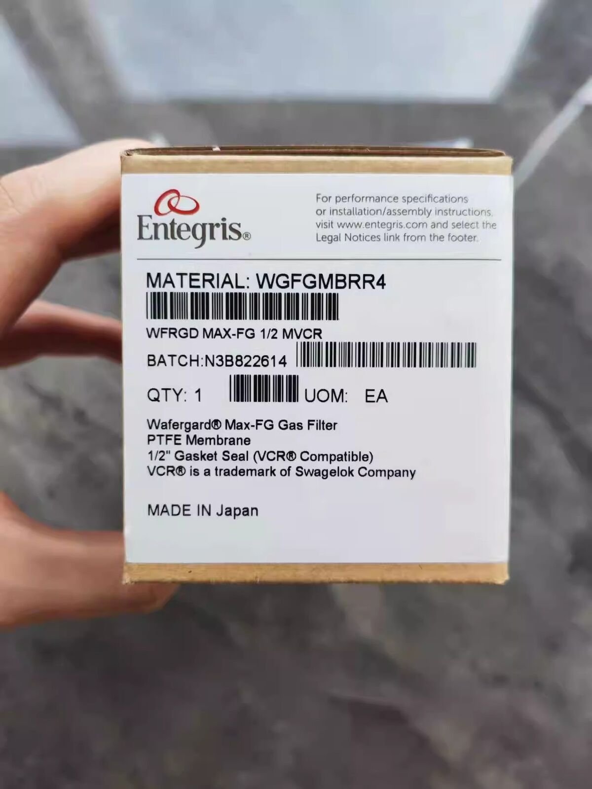 new 1pcs Entegris Filter WGFGMBRR4 1/2MVCR - ENTEGRIS