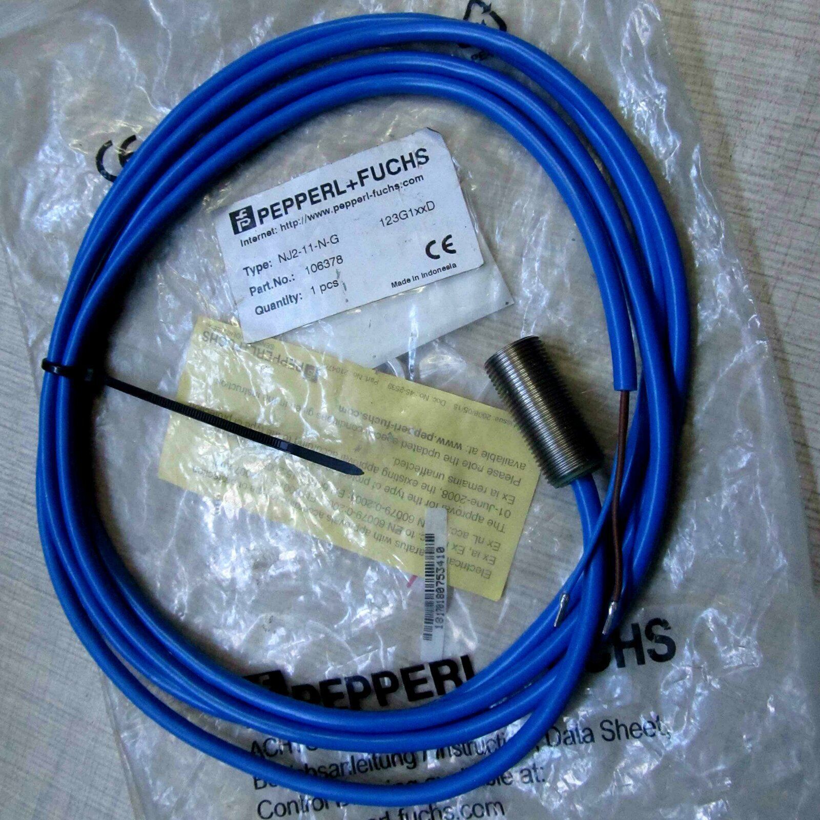 new One For PEPPERL+FUCHS NJ2-11-N-G Proximity Switch in Bag - PEPPERL+FUCHS