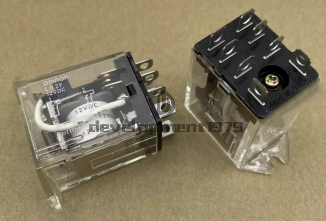 new 2PC OMRON LY2F 12VDC Intermediate Relay 8 Pins