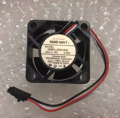 NMB 1608VL-05W-B59 DC24V 0.09A 3-Pin Silent Cooling Fan