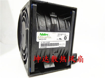 1pcs  NIDEC R80W12BS1B9-07A05 cooling fan IBM X3650 M4 server fan