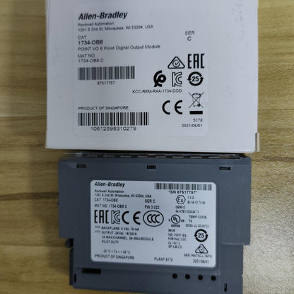 Factory Sealed AB 1734-OB8 SER C POINT 8 Point Digital Output Module - KOEED