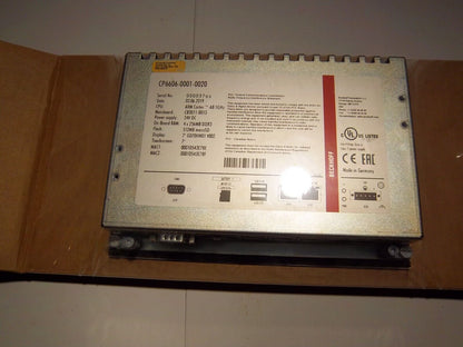 Beckhoff CP6606 Touch Panel - 7-inch Color Touchscreen Industrial Unit - BECKHOFF