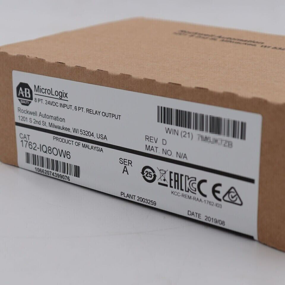NEW Factory Sealed AB 1762-IQ8OW6 MicroLogix Combination Module 1762IQ8OW6 - KOEED