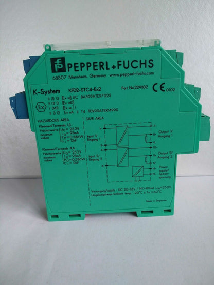 Pepperl+Fuchs Safety Barrier KFD2-STC4-EX2 - PEPPERL+FUCHS