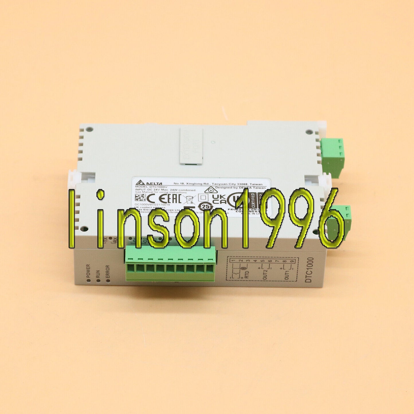 Delta DTC1000V Temperature Controller Relay DC24V - DELTA