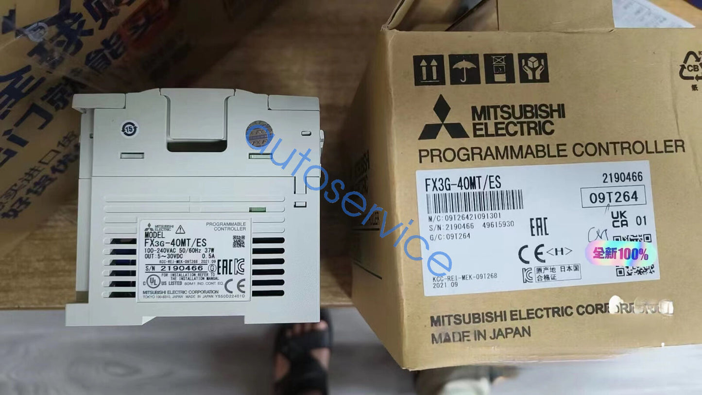 Mitsubishi FX3G40MT/ES Programmable Controller Model FX3G40MT/ES - MITSUBISHI