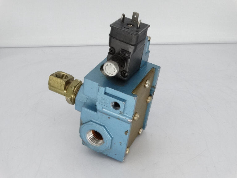MAC VALVES INC 56C-13-614JC VALVE - Pressure Regulating Valve with Quick-Connection Fitting, 56 Bar, Male to Male, Low Profile Design, High Pressure Safety, Professional Manufacturing - MAC VALVES INC